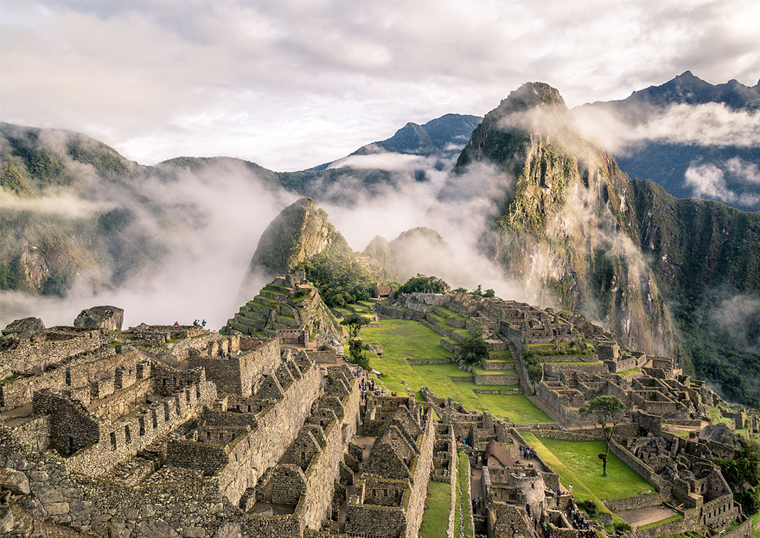 Vue sur le Machu Picchu au Pérou