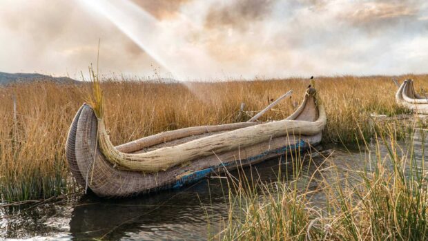 barque totora lac titicaca