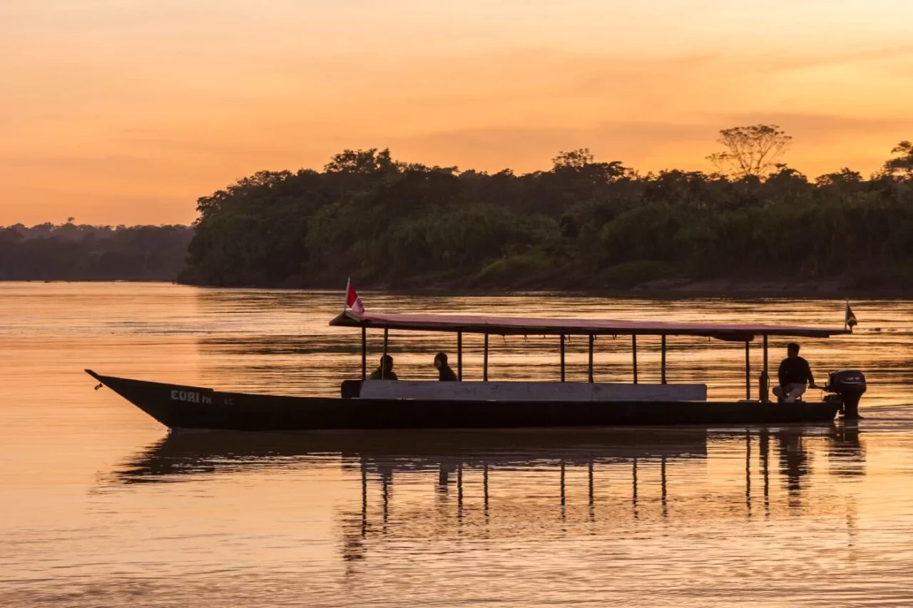 Voyage en bateau sur l'amazone au Pérou