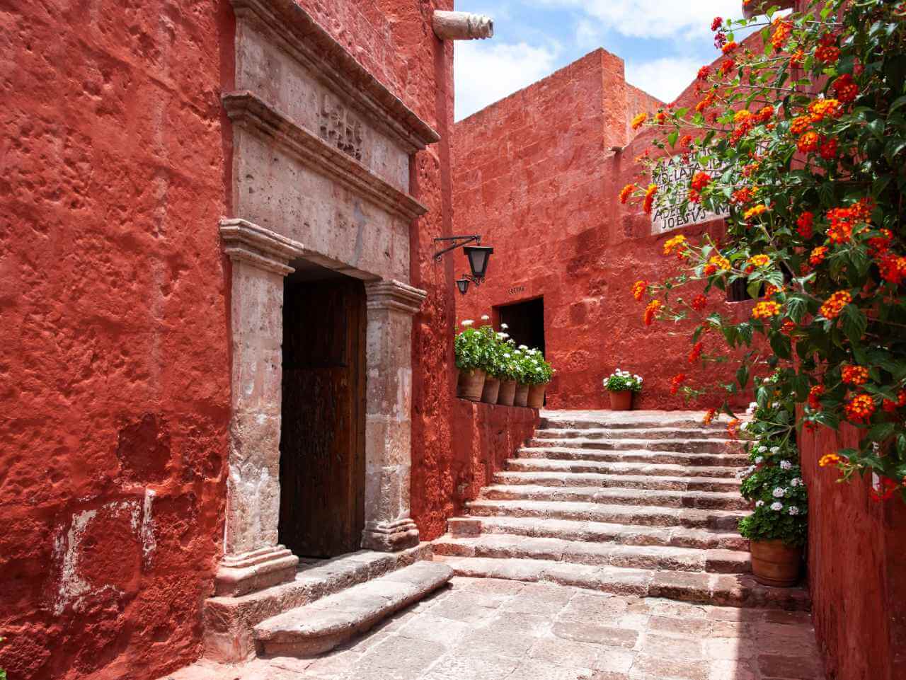 Ruelle d'Arequipa Santa Catalina au Pérou