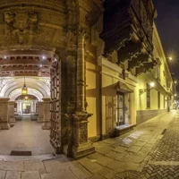 Rue de Lima la nuit au Pérou