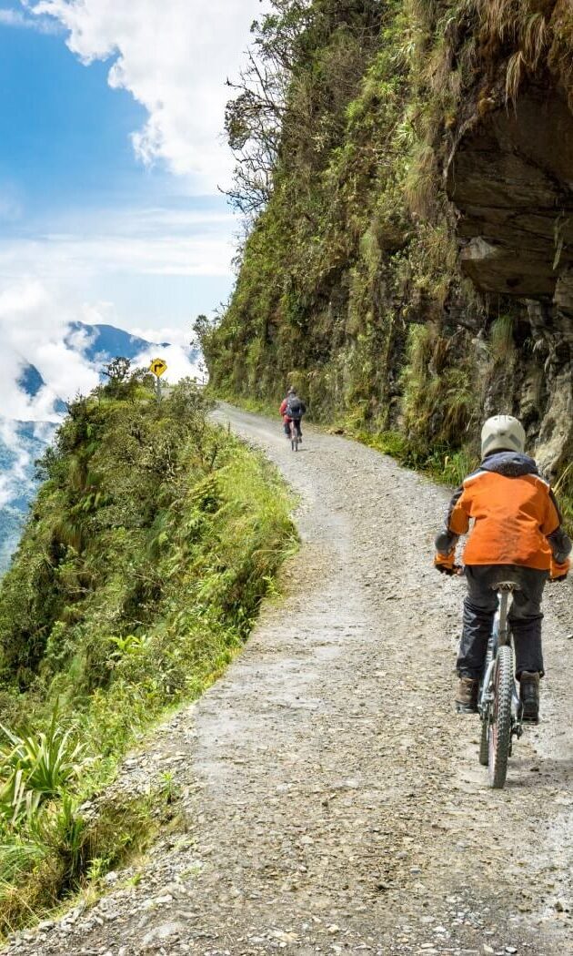 VTT sur la Route de la Mort