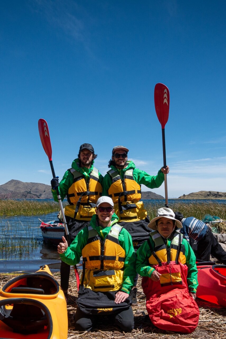 Kayak sur le Lac Titicaca
